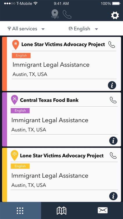 RefAid - Refugee Aid App