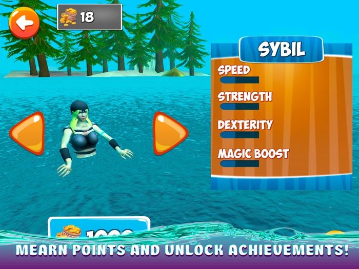 美人鱼水下游泳赛