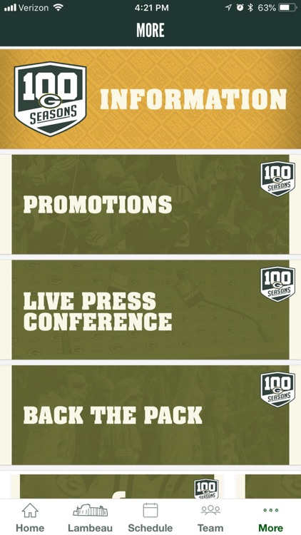 Official Green Bay Packers