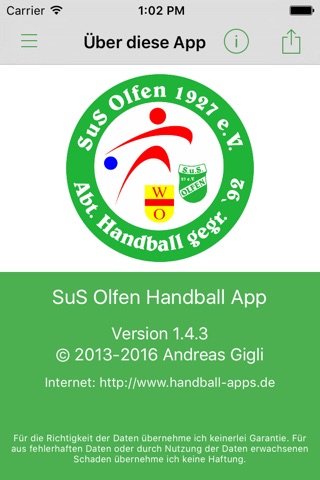 SuS Olfen Handball screenshot 4