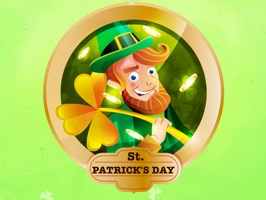 Saint Patrick Wishes Stickers will light up your conversation more interesting and more fun