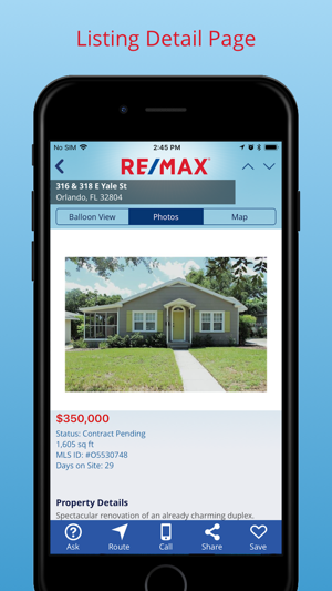 ‎re∕max Real Estate Search Us On The App Store