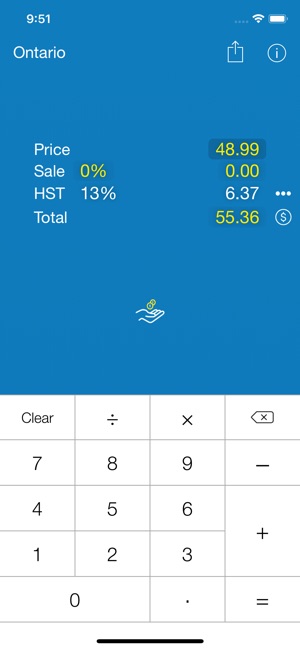 Sales Tax CANADA Calculation