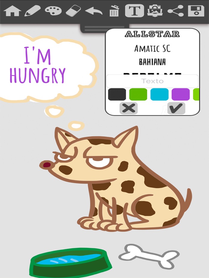 Draw – write notes on photos