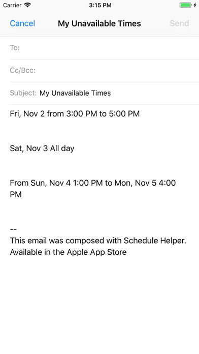 Schedule Helper screenshot 4