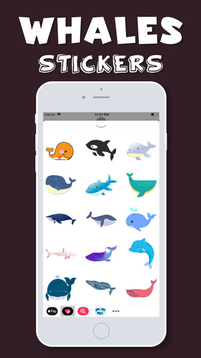 Whales Emojis screenshot 3