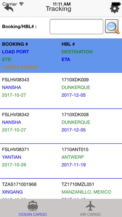 FSI CARGO TRACKING screenshot 2