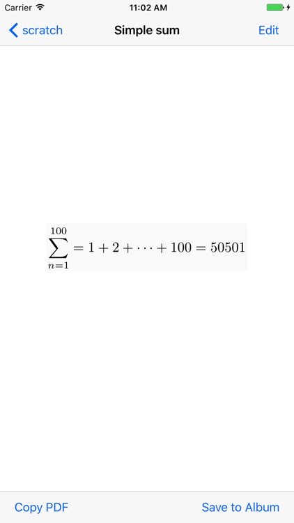 TeX Equation
