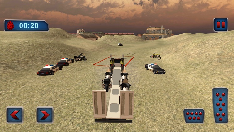 Offroad Police Truck Transport screenshot-3