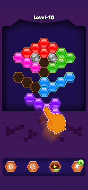 Hexa Blocks Match Puzzle(圖3)-速報App