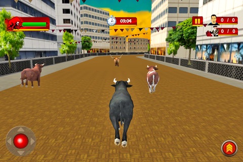 Angry Bull Sim 3D screenshot 2