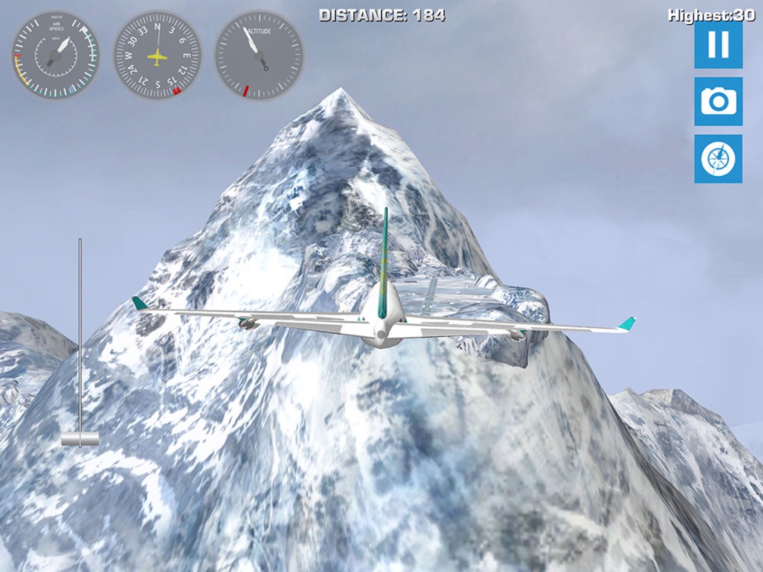 Airplane Mount Everest App voor iPhone, iPad en iPod touch AppWereld