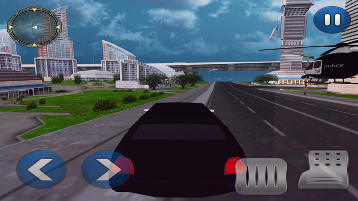 Cảnh Sát Xe Gangster Thoát