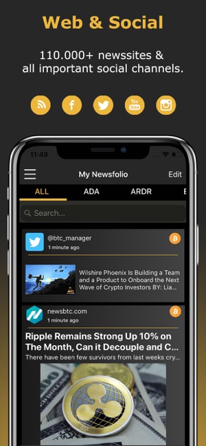 Newsfolio - Crypto News(圖3)-速報App