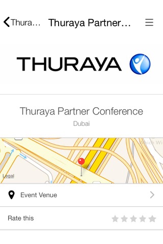 Thuraya Event & Conference App screenshot 2
