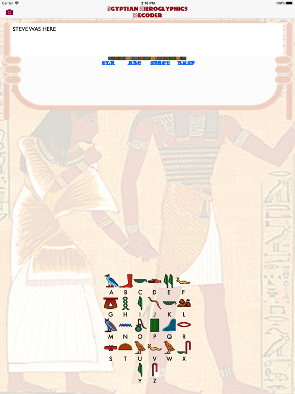 Egyptian Hieroglyphics Decoderのおすすめ画像2