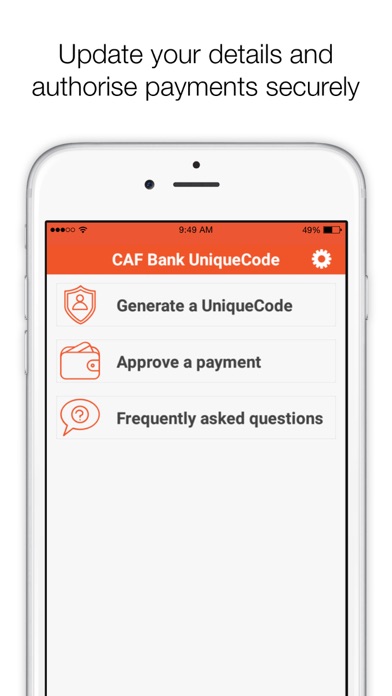 How to cancel & delete CAF Bank UniqueCode from iphone & ipad 3
