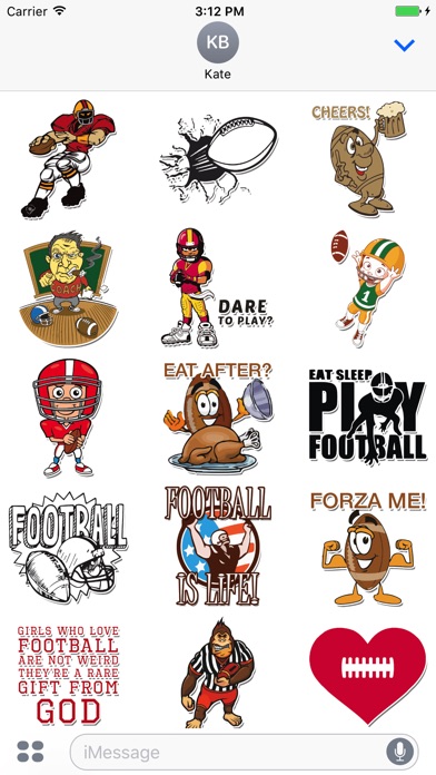 Fun American Football Stickers screenshot 2