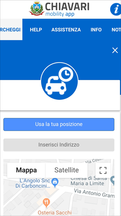 Chiavari Mobility App screenshot 2