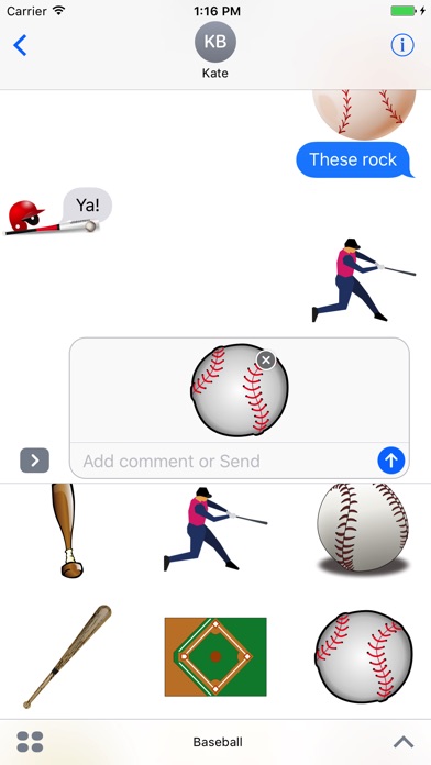 Baseball Stickers: Home Run! screenshot 2