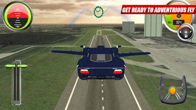 Flying Sport Car: Explore City(圖2)-速報App