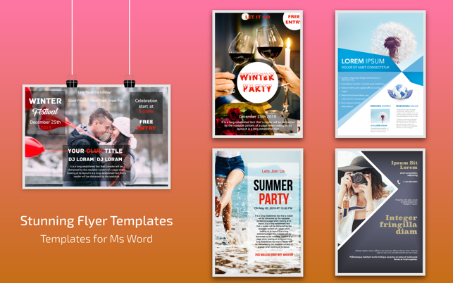 Flyer Templates for MS Word(圖1)-速報App