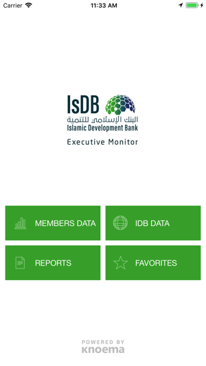 IsDB Executive monitor