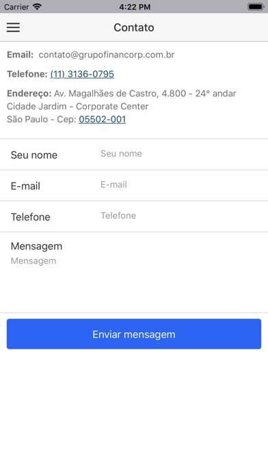 Cartão Financorp screenshot 3