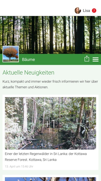 Bäume - App