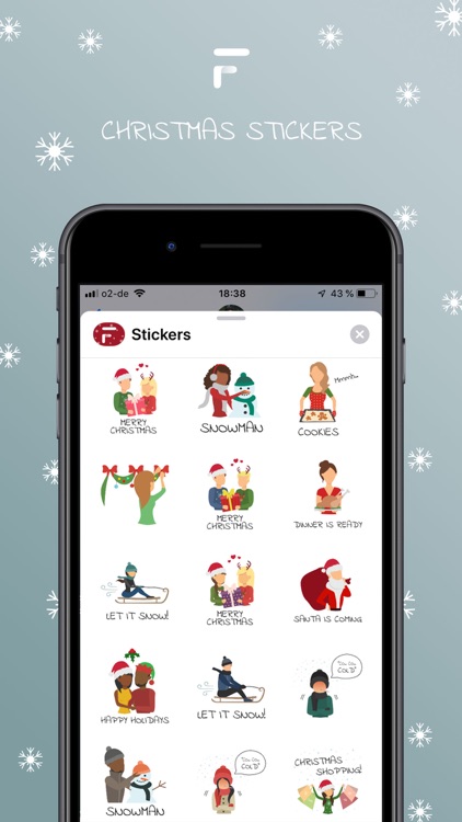 friendships.me Xmas Stickers