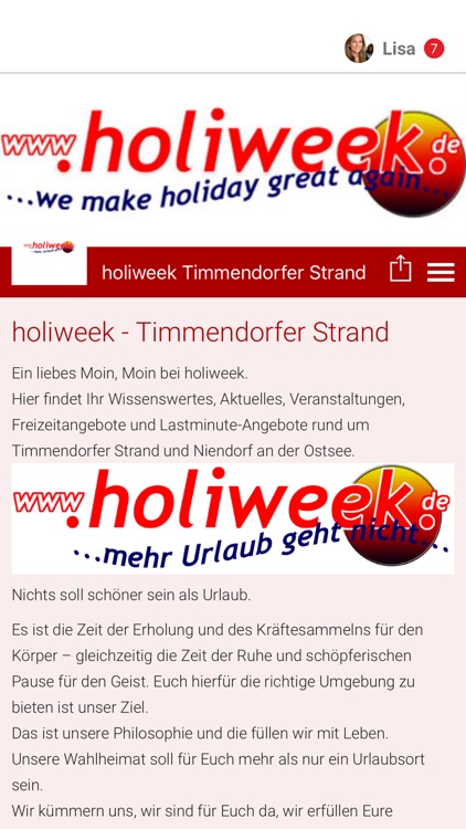 holiweek Timmendorfer Strand