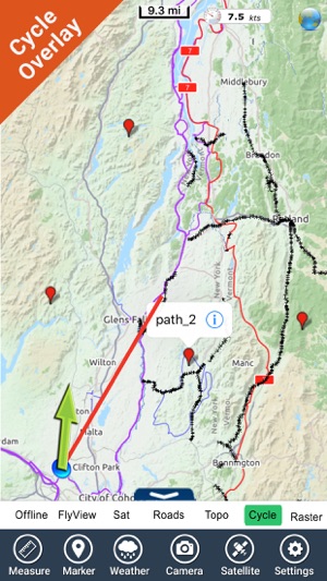 Green Mountain NF gps and outdoor map with Guide(圖3)-速報App