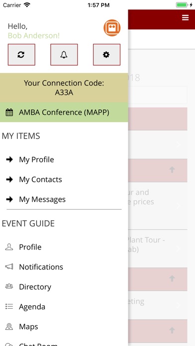 AMBA Conference screenshot 3