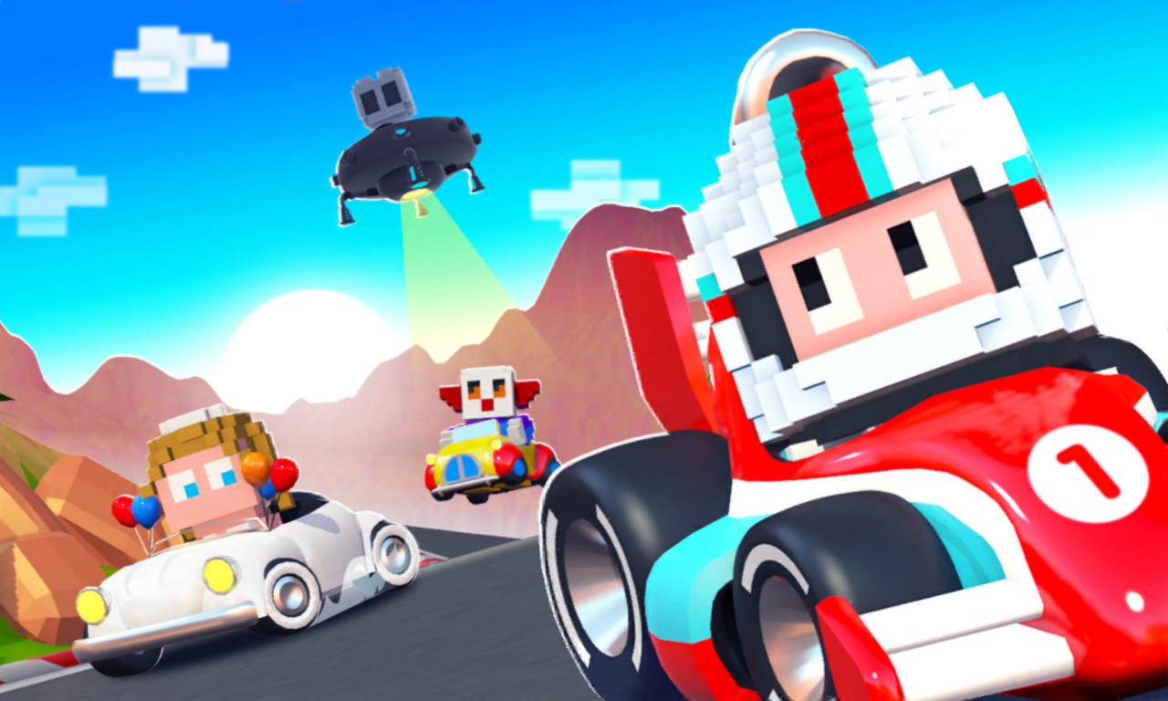 Blocky Racer - Endless Racing