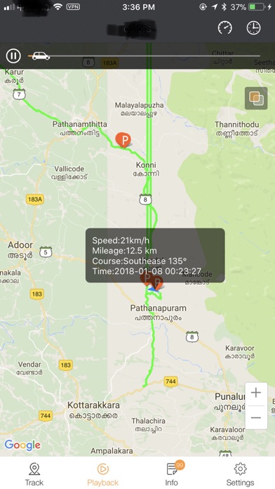 Roadpin GPS screenshot 3