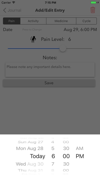 myPain Journal screenshot-3