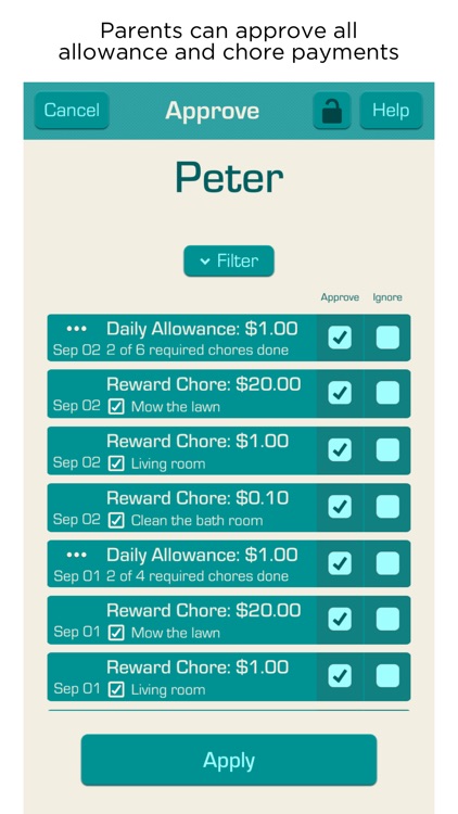 Allowance & Chores Bot screenshot-4