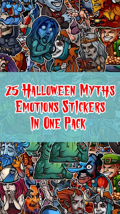 Halloween Myths Stickers Pack!
