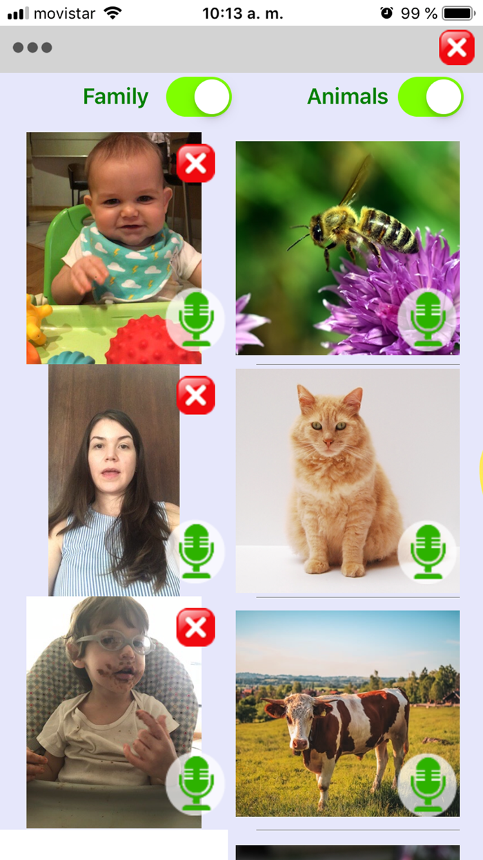 Flashcards with Parents Voice