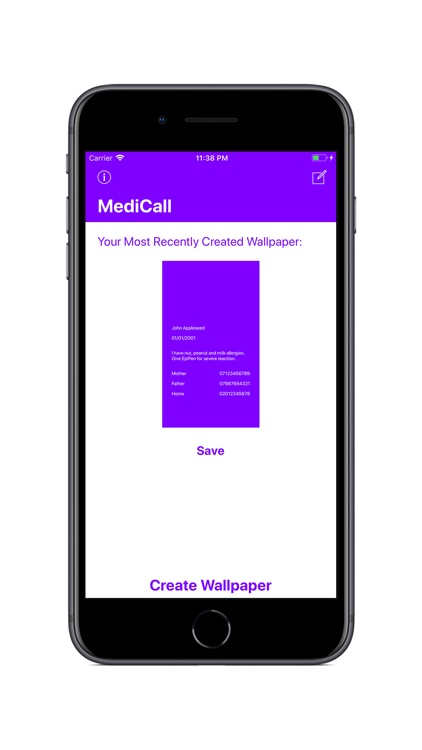 MediCall: Medical ID