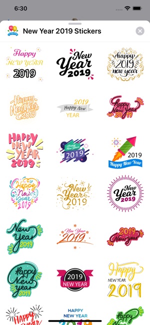 New Year 2019 Stickers(圖3)-速報App