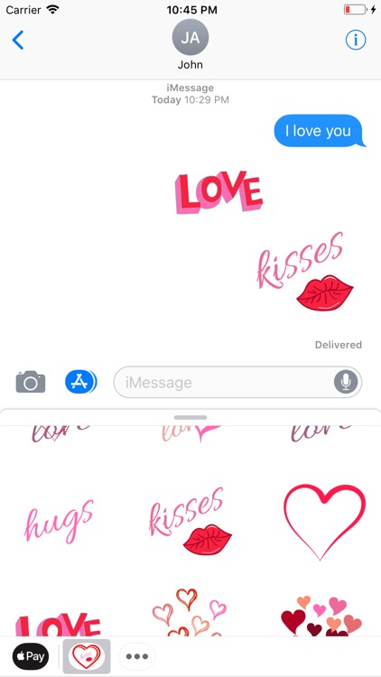 Hearts and kissess