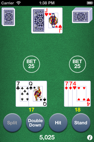 Blackjack 21 Classic screenshot 2