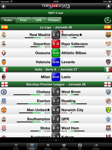 TLS Football Scores - Premier screenshot 2