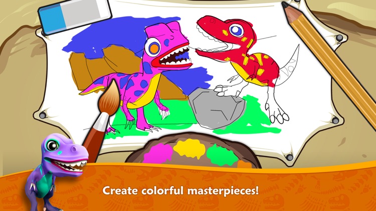 Dino Paint – Dinosaur coloring