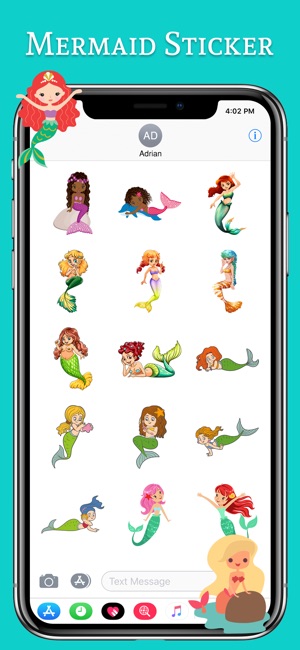 Cute Mermaid Stickers Pack(圖1)-速報App