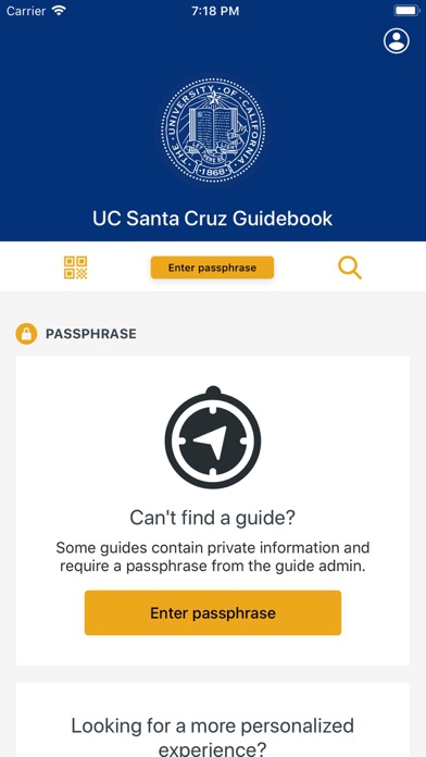 UC Santa Cruz Guidebook screenshot 2