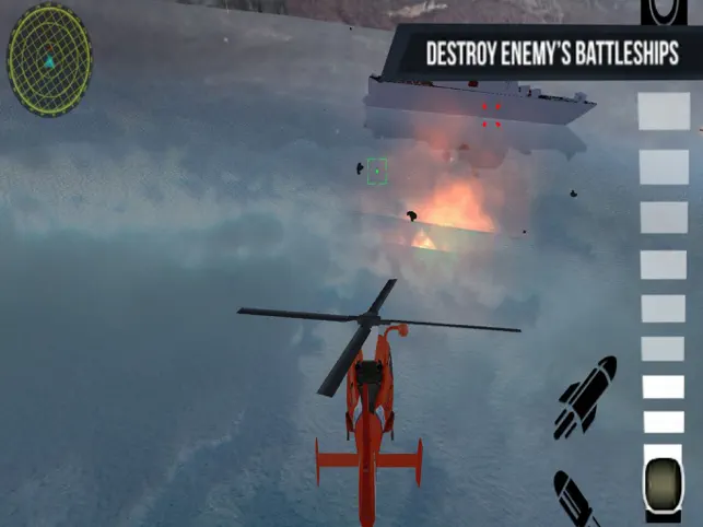 Army Helicopter War, game for IOS