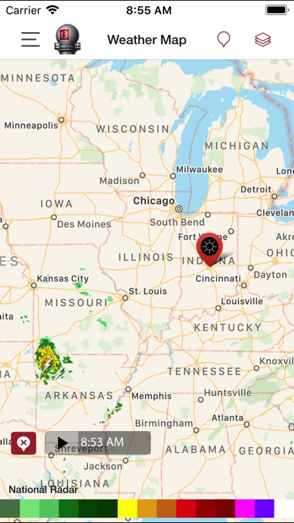 WTHR Live Doppler 13 Weather screenshot-3