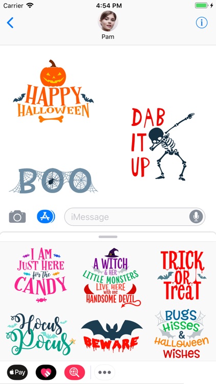 Halloween Quotes : Stickers